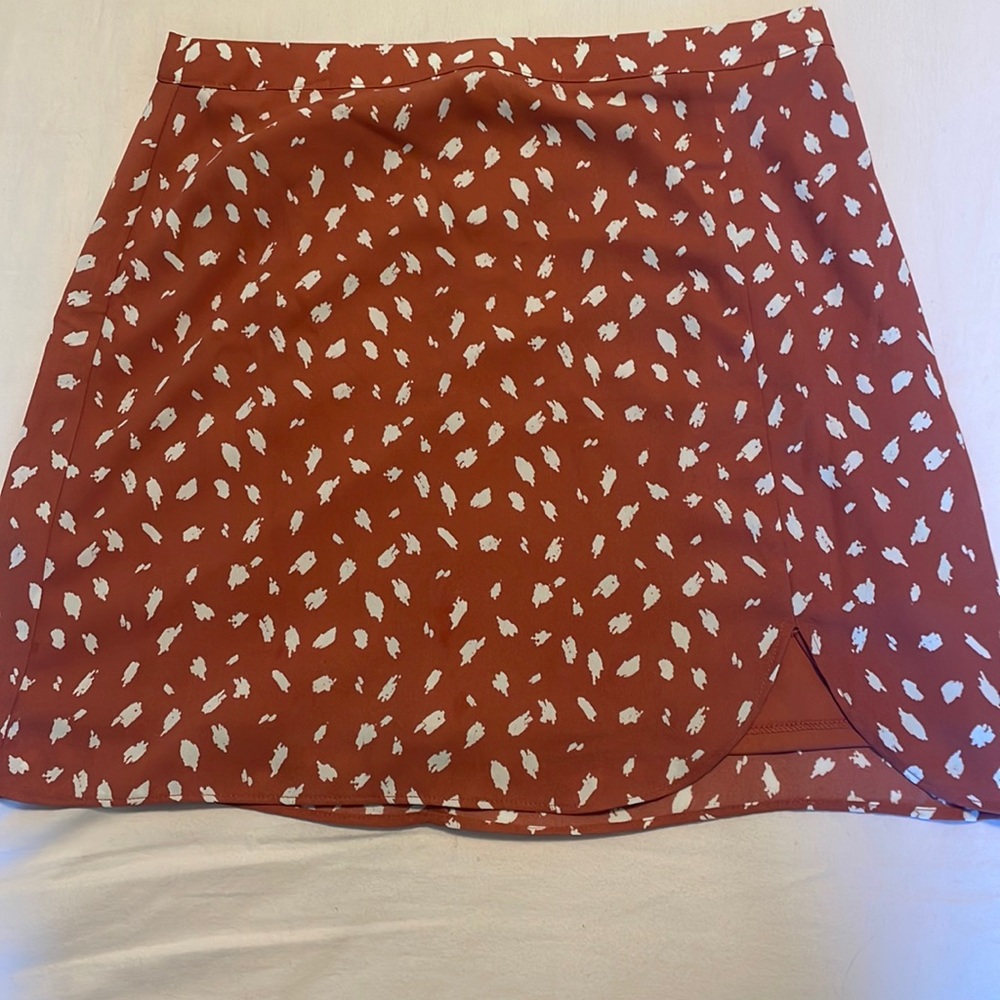 Patterned Casual Skirt
